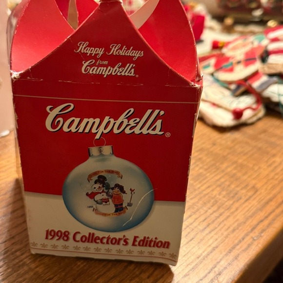 The Unbranded Brand Other - 66.  Vintage 1998 Campbell's collectors, edition ornament and original box.
